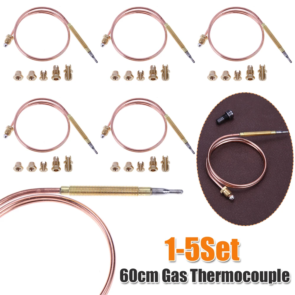 Термопара газовая 60 см для газовых котлов, бытовой техники и духовок
Термопара газовая 60 см для газовых котлов, бытовой техники и духовок
