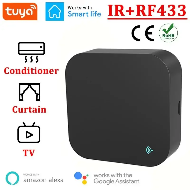 Smart Home Tuya Smart Remote Control WIFI IR RF433MHz Remote Control For Air Conditioner Curtain Garage Alexa Google Home
Smart Home Tuya Smart Remote Control WIFI IR RF433MHz Remote Control For Air Conditioner Curtain Garage Alexa Google Home