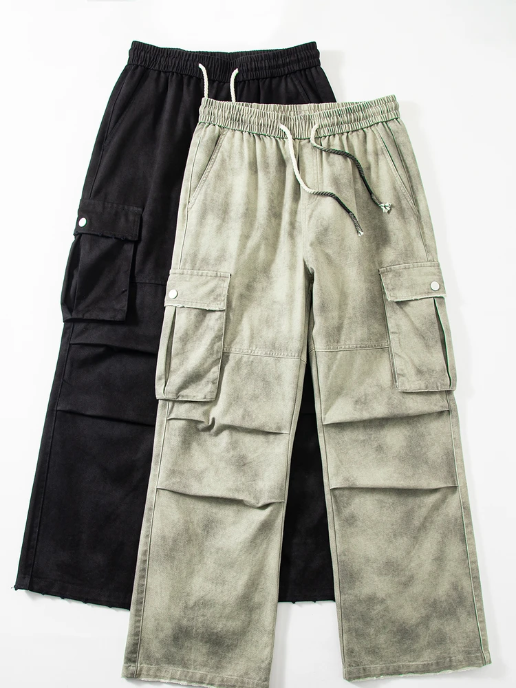 Casual Waed Cotton Work Trousers Men's Autumn Winter Loose Straight Leg Vintage American Sle Leisure Pants Trendy
Casual Waed Cotton Work Trousers Men's Autumn Winter Loose Straight Leg Vintage American Sle Leisure Pants Trendy