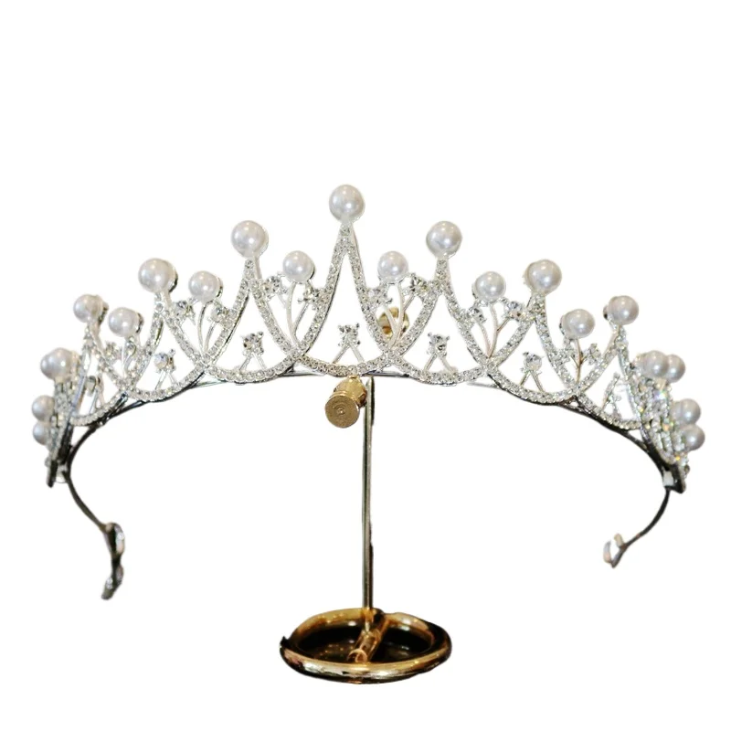 Korean Bride Rhinestone Princess Crown Wedding Dress Crown Accessories Birthday Dinner Hair Accessories
Korean Bride Rhinestone Princess Crown Wedding Dress Crown Accessories Birthday Dinner Hair Accessories