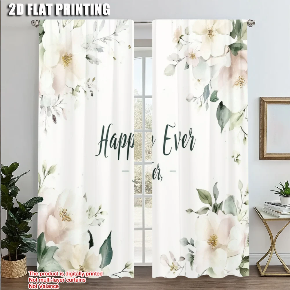 2pcs, Popular Curtains 2D print Floral and Greenery Polyester Woven (without rod) Decorations Outdoor Perfect for Living Room,
2pcs, Popular Curtains 2D print Floral and Greenery Polyester Woven (without rod) Decorations Outdoor Perfect for Living Room,