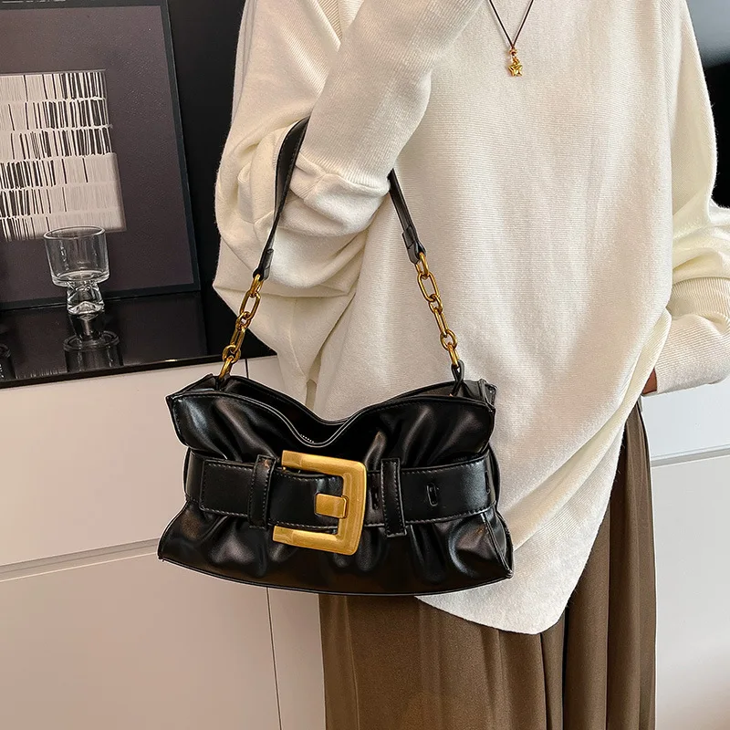 2025 Chic Pleated Underarm Bag, Women's Elegant Large Clasp Shoulder Purse, Cute Crossbody Bag for Daily Use
2025 Chic Pleated Underarm Bag, Women's Elegant Large Clasp Shoulder Purse, Cute Crossbody Bag for Daily Use