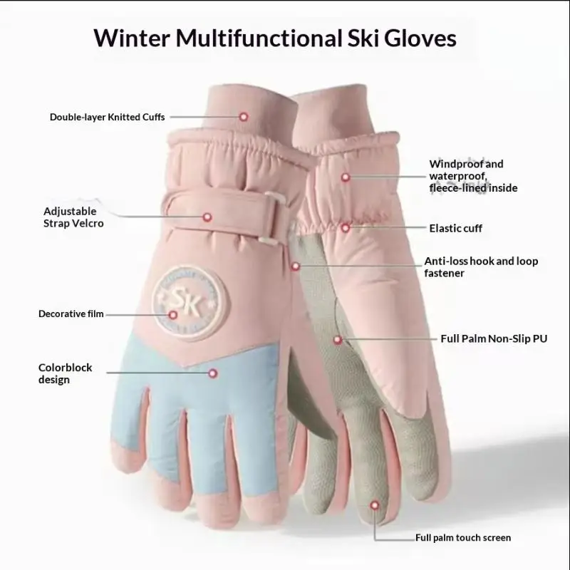 ováсноCClarla | Лыжные перчатки цвета макарон, флисовые женские модные зимние перчатки для холодной погоды для зимних видов спорта и повседневной одежды
ováсноCClarla | Лыжные перчатки цвета макарон, флисовые женские модные зимние перчатки для холодной погоды для зимних видов спорта и повседневной одежды