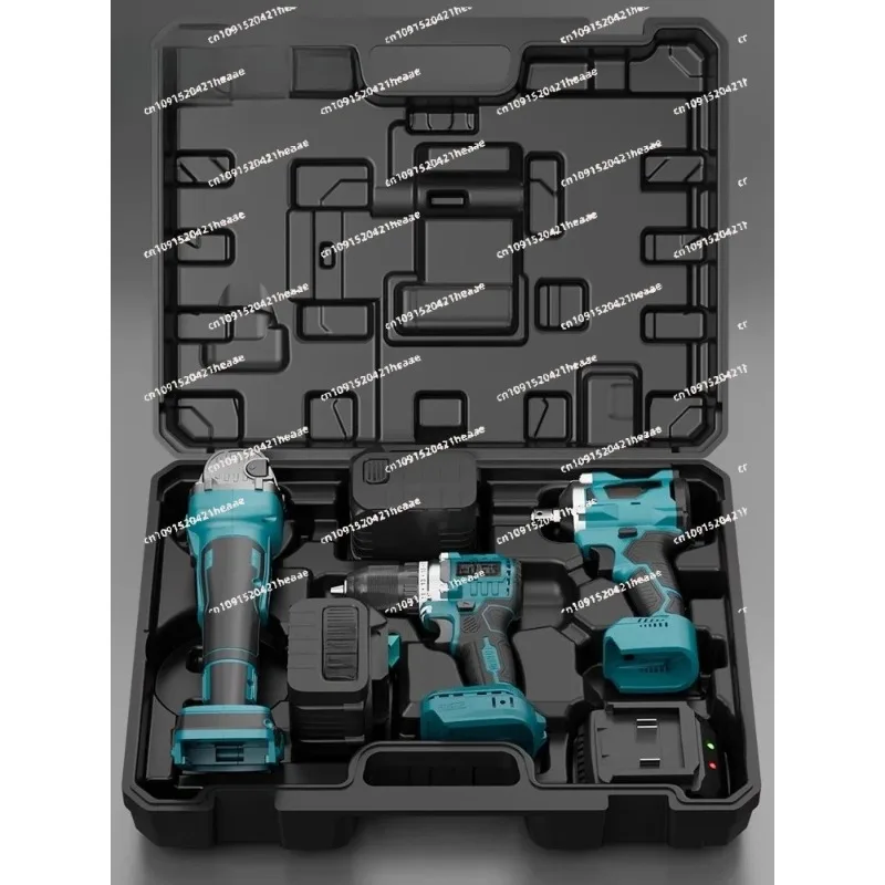 Suitable for Brushless Lithium Angle Grinder Rechargeable Polishing Machine Grinder Electric Drill Wrench Three-piece Set
Suitable for Brushless Lithium Angle Grinder Rechargeable Polishing Machine Grinder Electric Drill Wrench Three-piece Set