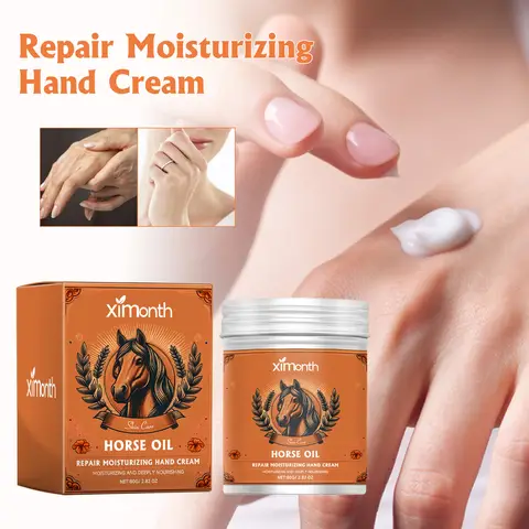 Paardenolie Handcrème Verminderen Droogheid Hydraterende Voedende Huid Anti Kraken Anti Bevriezing Niet-vette Handen Huidverzorgingsproducten