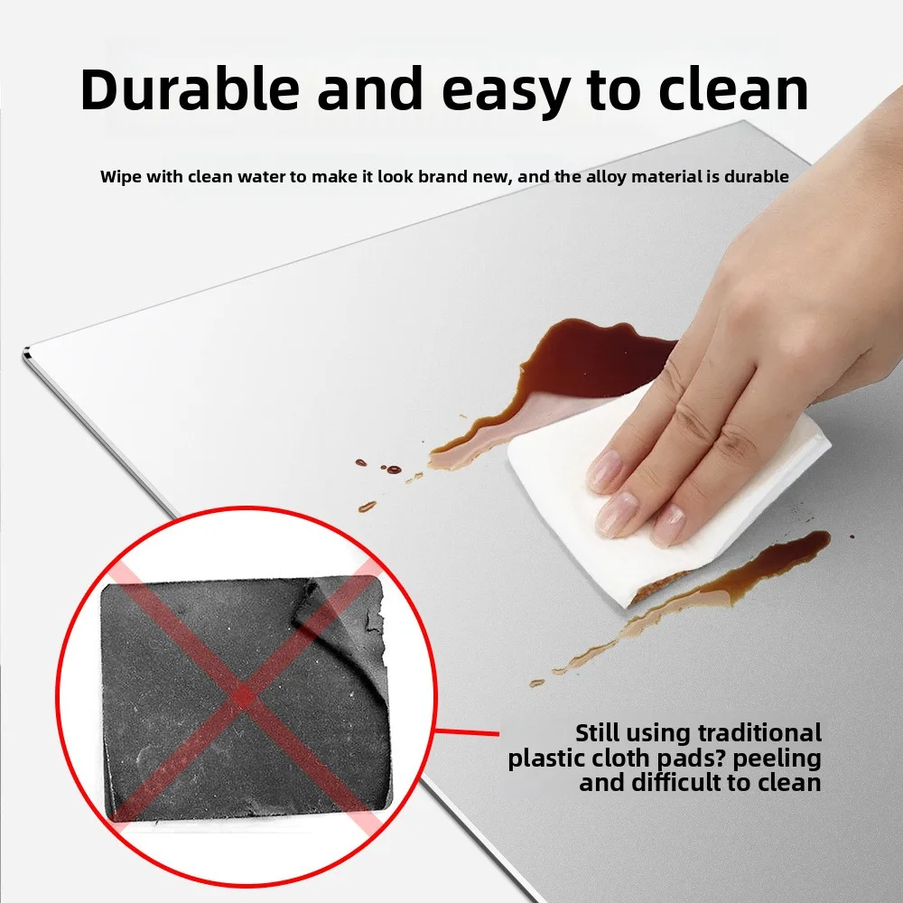 Notebook Mouse Mouse Pad with Aluminium Alloy Gaming Premium Non-Slip Waterproof Light and Durable Pad Computer Accessories
Notebook Mouse Mouse Pad with Aluminium Alloy Gaming Premium Non-Slip Waterproof Light and Durable Pad Computer Accessories