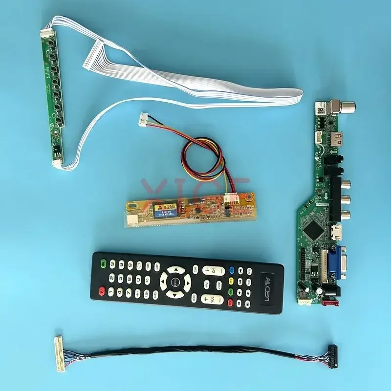 For TM150XG LQ150X1LBE1 LQ150X1LBE4 Controller Board DIY Kit Analog TV LCD Display LVDS 30-Pin 1024*768 1CCFL IR+USB+AV+HDMI+VGA
For TM150XG LQ150X1LBE1 LQ150X1LBE4 Controller Board DIY Kit Analog TV LCD Display LVDS 30-Pin 1024*768 1CCFL IR+USB+AV+HDMI+VGA