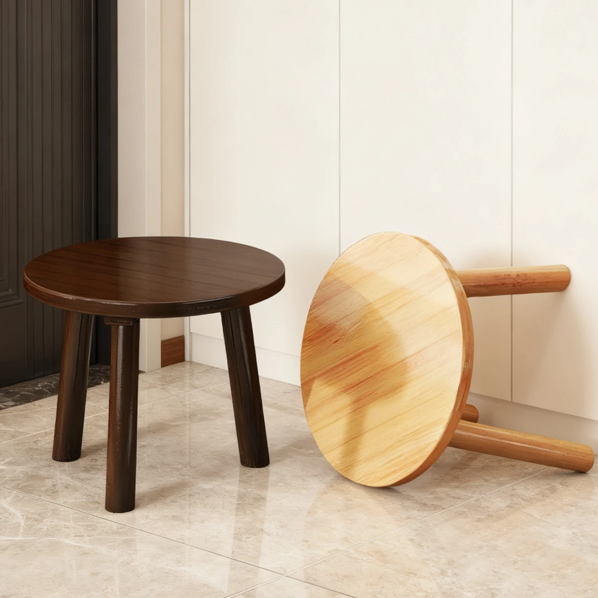 1pc Bamboo Round Stool For Living Room & Balcony, Sturdy Lightweight Multifunctional Stool.
1pc Bamboo Round Stool For Living Room & Balcony, Sturdy Lightweight Multifunctional Stool.