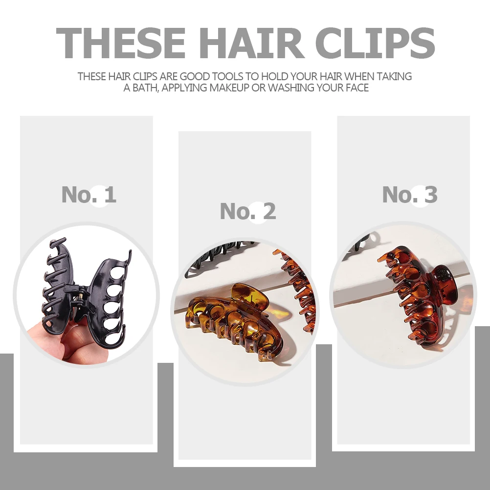 6 Pcs Clips Bath Shower Clamp Bobby Pins Clasp Women Jaw Clips Travel ABS Material Thick Thin Household Hair Clamp Hair
6 Pcs Clips Bath Shower Clamp Bobby Pins Clasp Women Jaw Clips Travel ABS Material Thick Thin Household Hair Clamp Hair