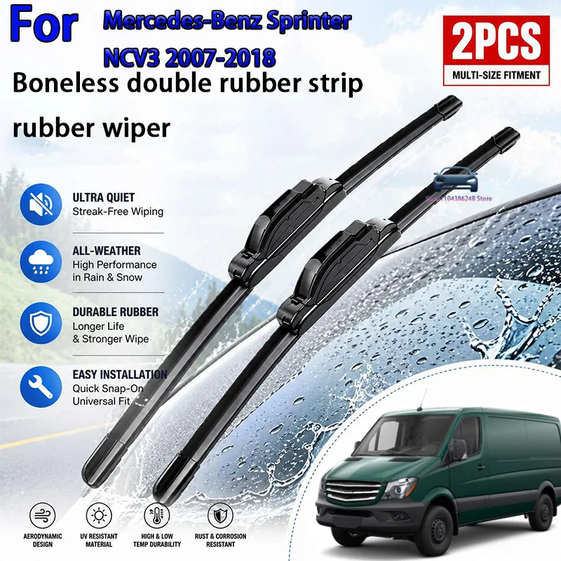 Front Wiper Blades For Mercedes-Benz Sprinter NCV3 2007-2018 Windshield Windscreen Window Rain Brushes 26+24 Modification parts
Front Wiper Blades For Mercedes-Benz Sprinter NCV3 2007-2018 Windshield Windscreen Window Rain Brushes 26+24 Modification parts
