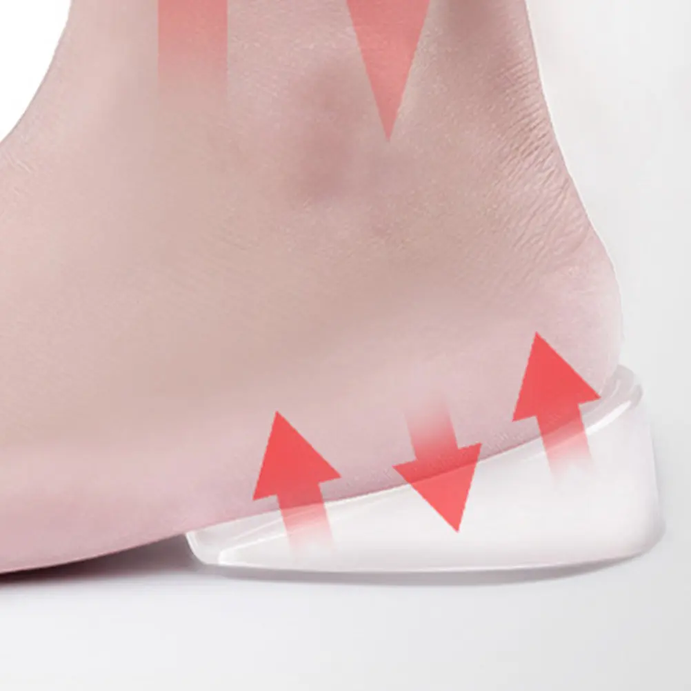 2Pairs Height Increase Insoles Gel Heel Lift Inserts Internal Heightening Shoe Pads Shock Absorbing Comfortable Foot Protection
2Pairs Height Increase Insoles Gel Heel Lift Inserts Internal Heightening Shoe Pads Shock Absorbing Comfortable Foot Protection