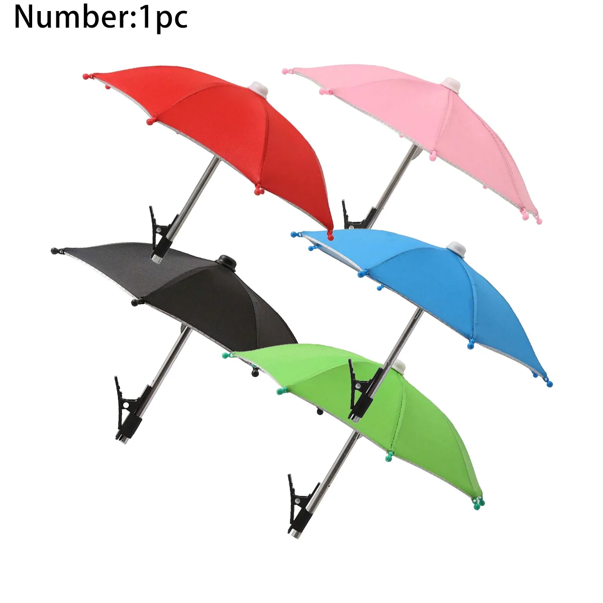 1Pc Cute Mini Clip Umbrella Phone Sunshade Cycling Sun Protection Decor Ornament
1Pc Cute Mini Clip Umbrella Phone Sunshade Cycling Sun Protection Decor Ornament