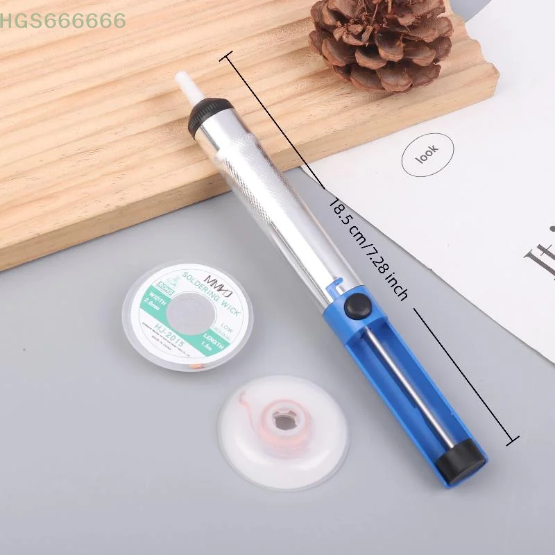 Aluminum Soldering Sucker Pen Handheld Desoldering Pump for Easy Solder Extraction in DIY Electronics Repair Technical Workshop
Aluminum Soldering Sucker Pen Handheld Desoldering Pump for Easy Solder Extraction in DIY Electronics Repair Technical Workshop