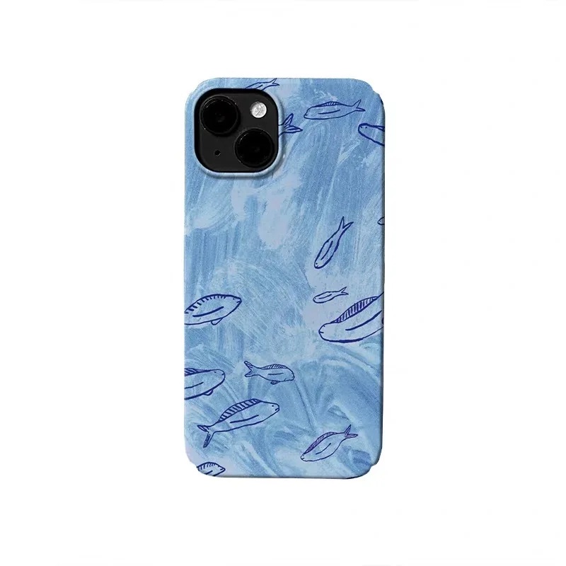 Ins Korean Blue Painted Deep-sea Fish Phone Case for IPhone 17 16E 15 14 Plus 13 Mini 11 Pro Max 12 Pro Back Cover XS XR SE Case
Ins Korean Blue Painted Deep-sea Fish Phone Case for IPhone 17 16E 15 14 Plus 13 Mini 11 Pro Max 12 Pro Back Cover XS XR SE Case
