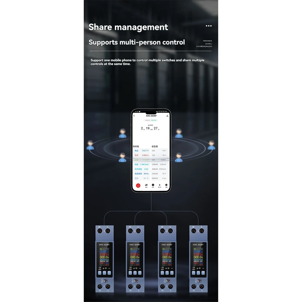 A22I TUYA WIFI Energy Meter Din Rail Mount Digital Voltmeter Ammeter Wattmeter AC 100-290V KWh Power Meter Remote Control
A22I TUYA WIFI Energy Meter Din Rail Mount Digital Voltmeter Ammeter Wattmeter AC 100-290V KWh Power Meter Remote Control