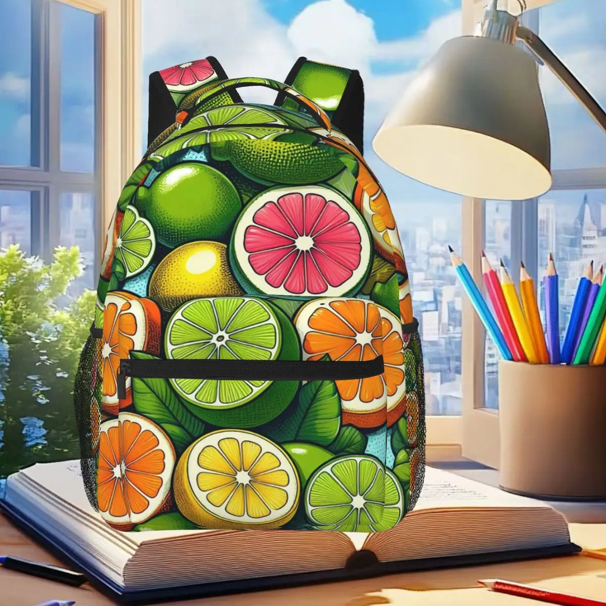 Citrus Pattern Student Backpack School Bag Hiking Travel Daypack for Boys Girls Fashion Bookbag Shoulder Bags
Citrus Pattern Student Backpack School Bag Hiking Travel Daypack for Boys Girls Fashion Bookbag Shoulder Bags