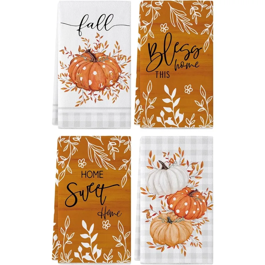 Осенние кухонные полотенца 18x26 Ih Набор из 4 шт. Оранжевые тыквы в клетку буйвола Осенние полотенца для посуды Сельский дом Сезон Осенний День Благодарения Дом K
Осенние кухонные полотенца 18x26 Ih Набор из 4 шт. Оранжевые тыквы в клетку буйвола Осенние полотенца для посуды Сельский дом Сезон Осенний День Благодарения Дом K