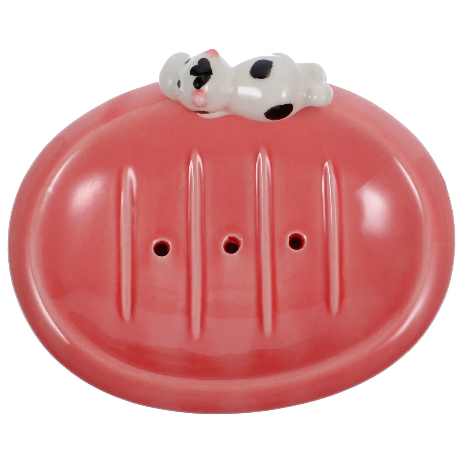 Ceramic Soap Dish with Cute Cartoon Design Drainage Hole for Fast Drying Soap Holder for Bathroom Kitchen Home Supplies
Ceramic Soap Dish with Cute Cartoon Design Drainage Hole for Fast Drying Soap Holder for Bathroom Kitchen Home Supplies