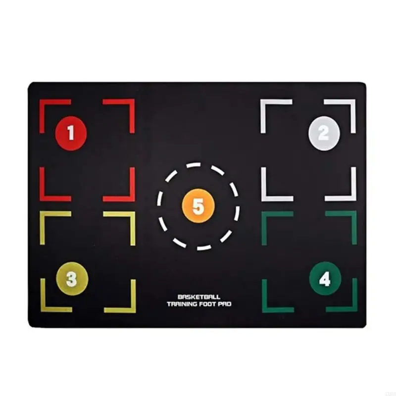 Basketball Footstep Training Mat Nonslip Dribble Silents Sports Auxiliary Props 4XBB
Basketball Footstep Training Mat Nonslip Dribble Silents Sports Auxiliary Props 4XBB