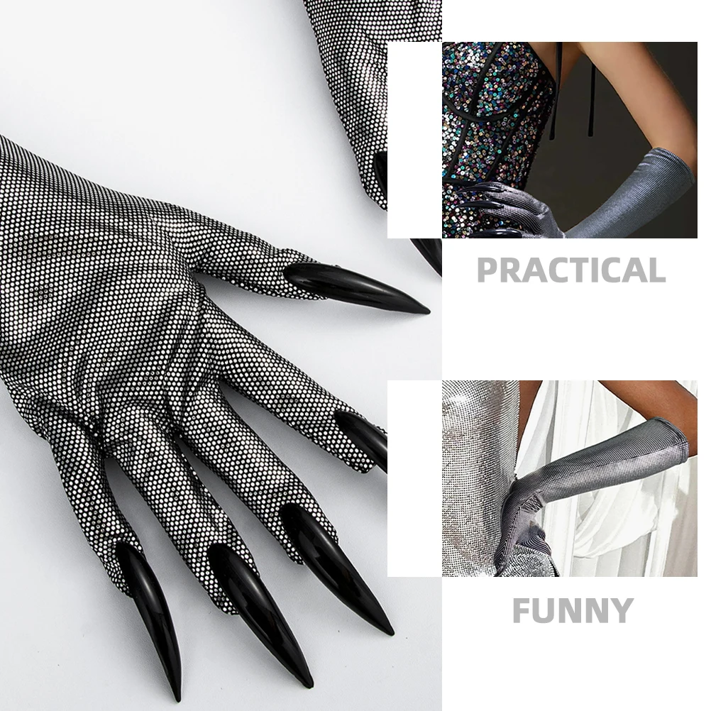 1Pair Scary Cat Claw Gloves Halloween Cosplay Props Long Nails Horror Party Costume Accessories Gloves with Nails
1Pair Scary Cat Claw Gloves Halloween Cosplay Props Long Nails Horror Party Costume Accessories Gloves with Nails