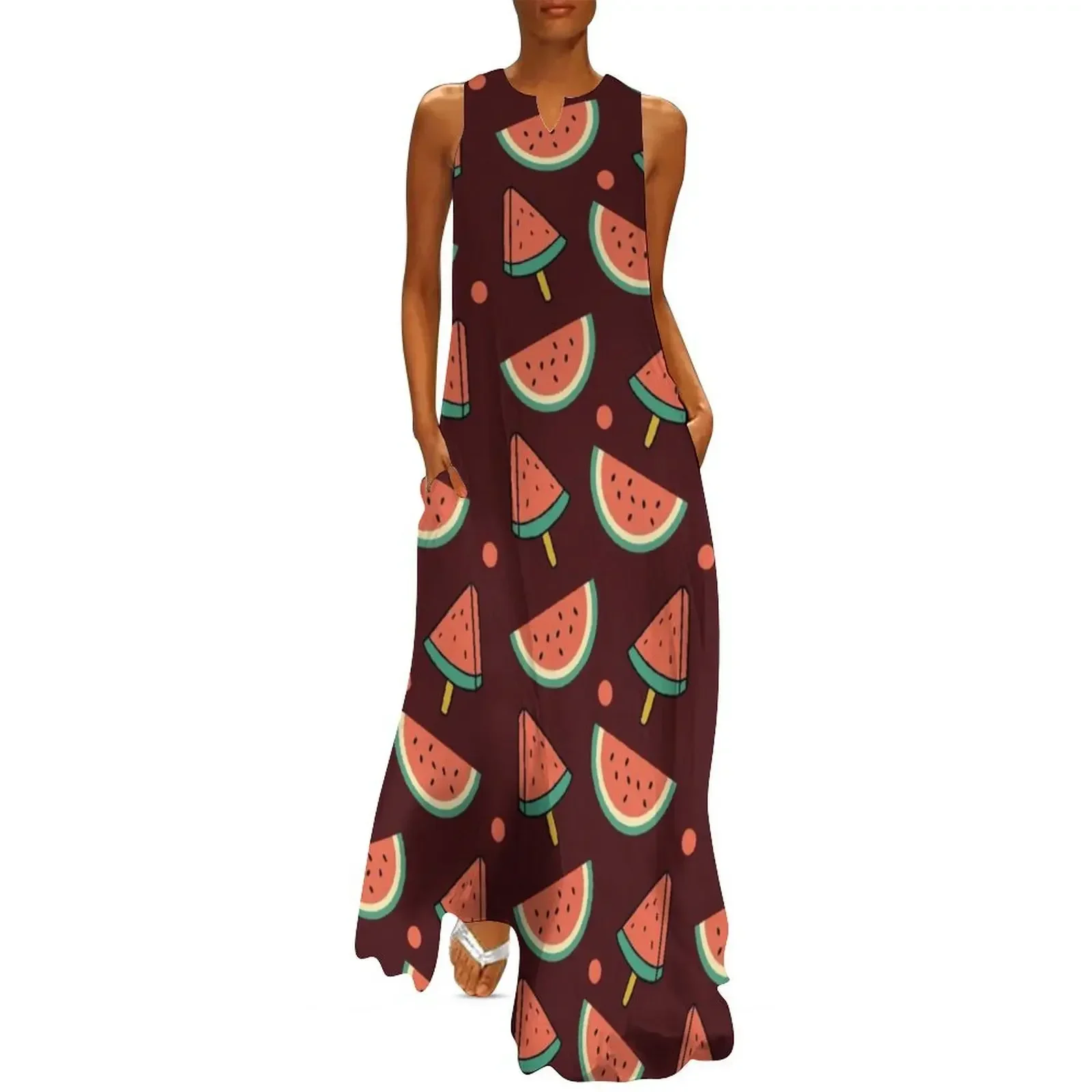 Watermelon Seamless Pattern Long Dress dresses for women Bride dresses Dress for girls Woman's evening dress
Watermelon Seamless Pattern Long Dress dresses for women Bride dresses Dress for girls Woman's evening dress