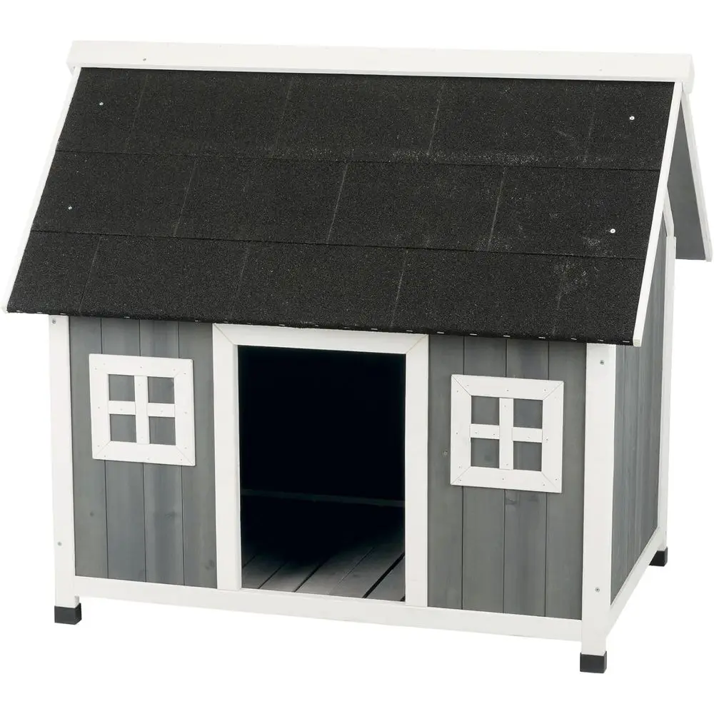 Natura Barn Style Dog House – Outdoor Wooden Shelter or Small to Medium-Sized Dogs - Weatherproo Sealer, Peaked Roo, and Adjusta
Natura Barn Style Dog House – Outdoor Wooden Shelter or Small to Medium-Sized Dogs - Weatherproo Sealer, Peaked Roo, and Adjusta