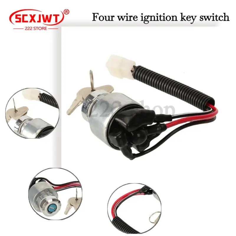Four Wire Ignition Lock Key Switch Waterproof Anti-rust Engine Start Parts for Mini Pocket Bikes
Four Wire Ignition Lock Key Switch Waterproof Anti-rust Engine Start Parts for Mini Pocket Bikes