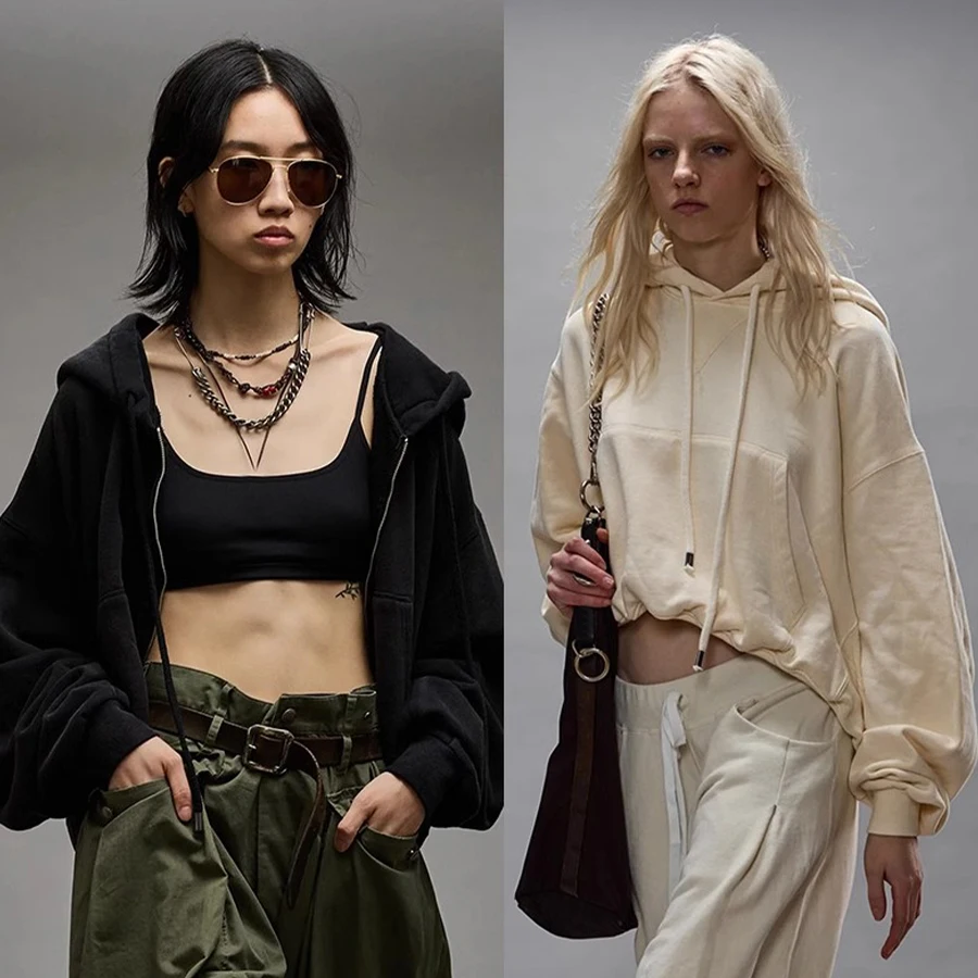 NIGO LP Women's Spring And Autumn Fashion Zipper Cardigan Jacket Long Sleeve Solid Color Pullover Hooded Sweatshirt #nigo61218
NIGO LP Women's Spring And Autumn Fashion Zipper Cardigan Jacket Long Sleeve Solid Color Pullover Hooded Sweatshirt #nigo61218