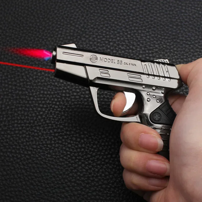 New Metal Infrared Laser Inflatable Lighter Windproof Jet Red Flame Lighter Personalized Cigarette Accessory Men's Small Gift
New Metal Infrared Laser Inflatable Lighter Windproof Jet Red Flame Lighter Personalized Cigarette Accessory Men's Small Gift