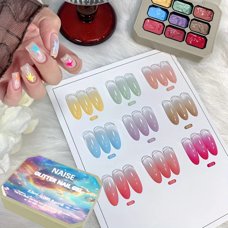 This 9-color Y2K high-saturation solid gel polish creates a gradient blush effect. It's a multi-functional gel polish suitable f
This 9-color Y2K high-saturation solid gel polish creates a gradient blush effect. It's a multi-functional gel polish suitable f