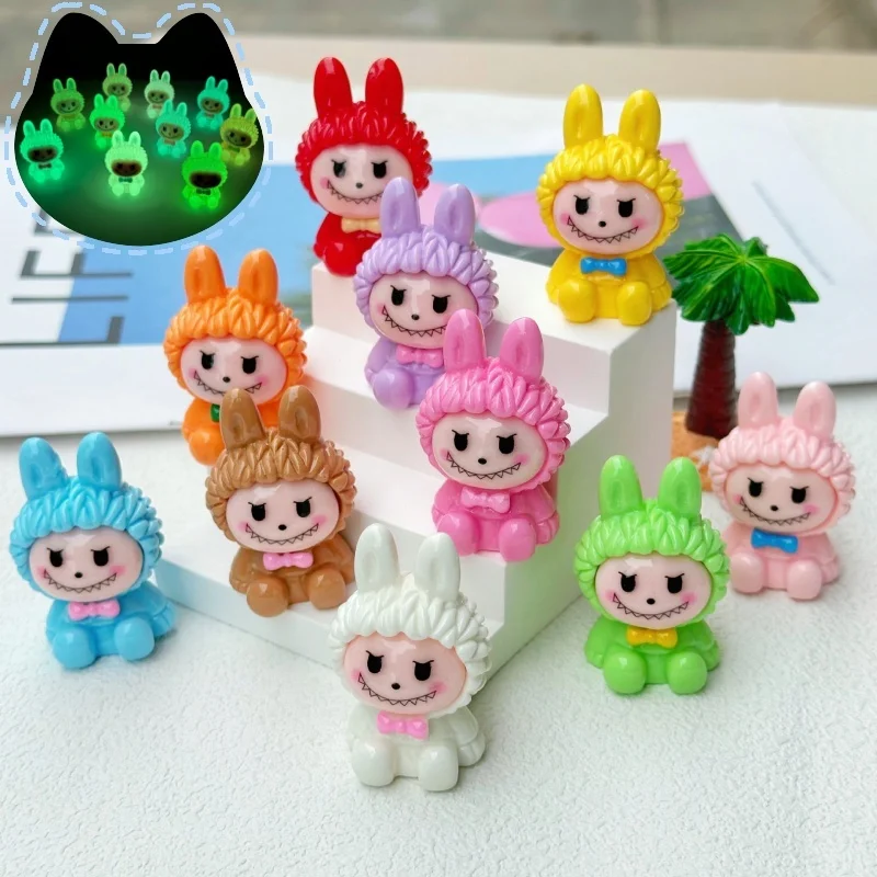 Hot Sale Labubu Series Doll Toy Cartoon Three-dimensional Luminous Diy Jewelry Resin Accessorie Cute Decor Keychain Holiday Gift
Hot Sale Labubu Series Doll Toy Cartoon Three-dimensional Luminous Diy Jewelry Resin Accessorie Cute Decor Keychain Holiday Gift
