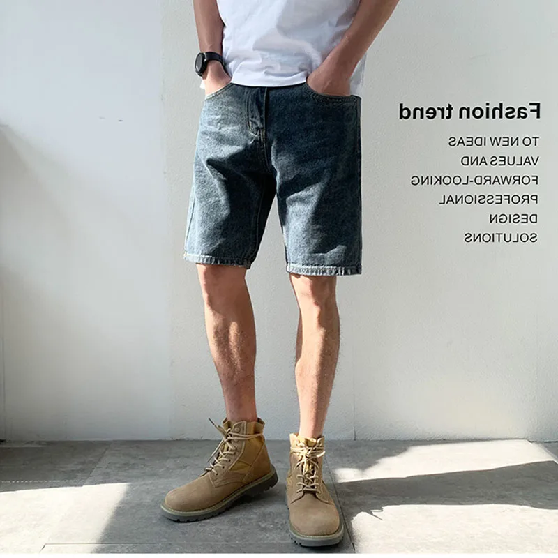 2024 New American High Street Five-Point Men's Casual Jeans Loose Summer Workwear Shorts Tapered Mid-Waist Zipper Fit
2024 New American High Street Five-Point Men's Casual Jeans Loose Summer Workwear Shorts Tapered Mid-Waist Zipper Fit