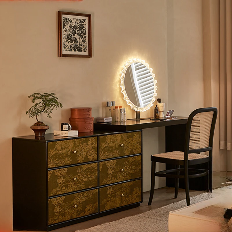 Black Storage Vanity Table Drawers Compact Folding Nordic Corner Dressers Makeup Unique Organizer Penteadeira Furniture Home
Black Storage Vanity Table Drawers Compact Folding Nordic Corner Dressers Makeup Unique Organizer Penteadeira Furniture Home