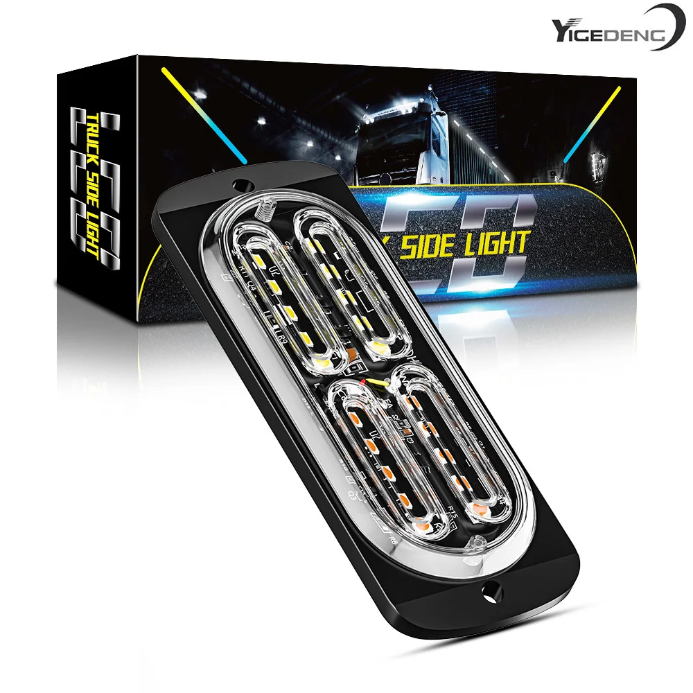 1 шт. красный, синий, белый, 20 светодиодов, стробоскопы, мигающий боковой габаритный фонарь, лампа грузовика, аварийное предупреждение, аварийный маяк, сигнальное освещение
1 шт. красный, синий, белый, 20 светодиодов, стробоскопы, мигающий боковой габаритный фонарь, лампа грузовика, аварийное предупреждение, аварийный маяк, сигнальное освещение