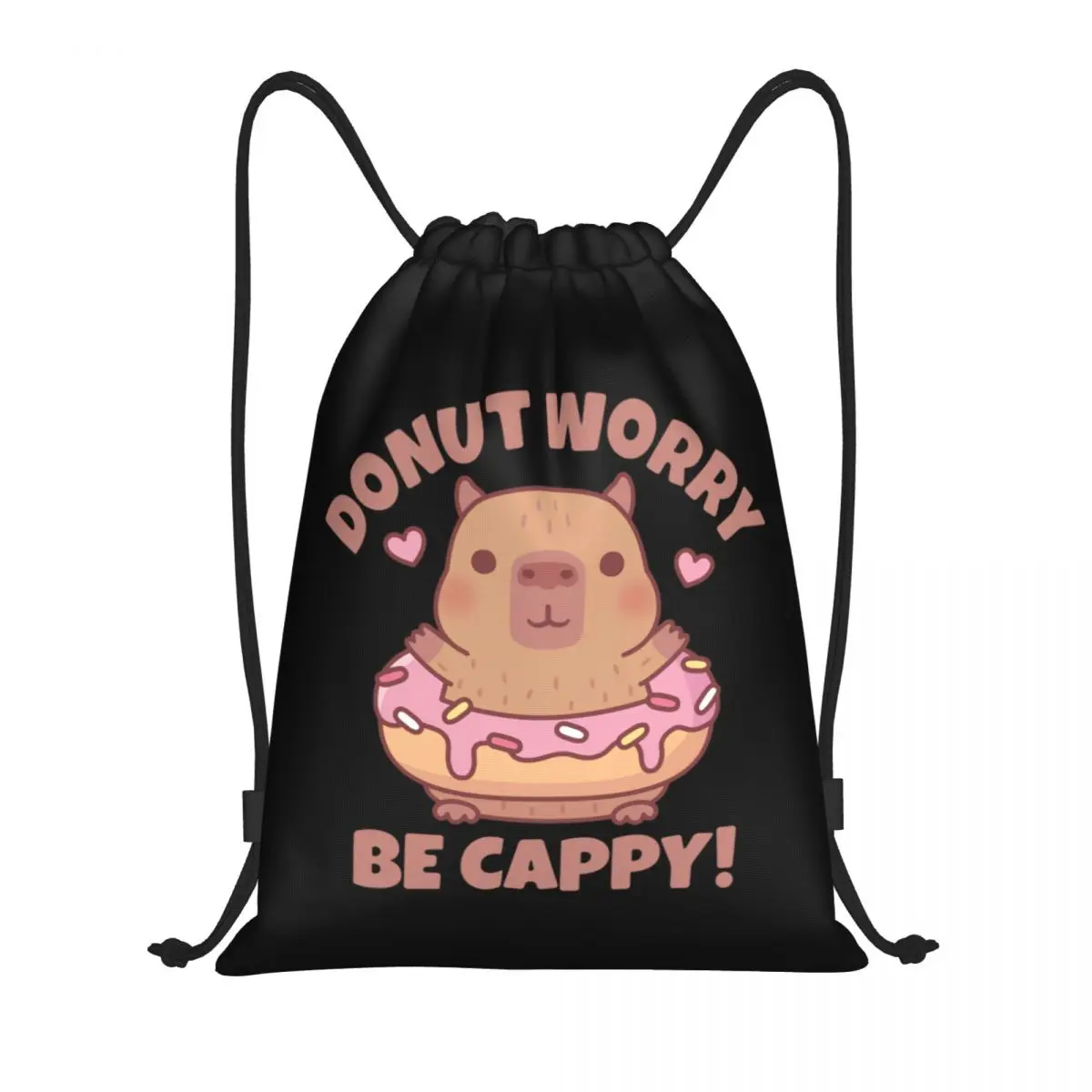 Custom Funny Donut Capybara Drawstring Backpack Bags Women Men Lightweight Gym Sports Sackpack Sacks for Yoga
Custom Funny Donut Capybara Drawstring Backpack Bags Women Men Lightweight Gym Sports Sackpack Sacks for Yoga