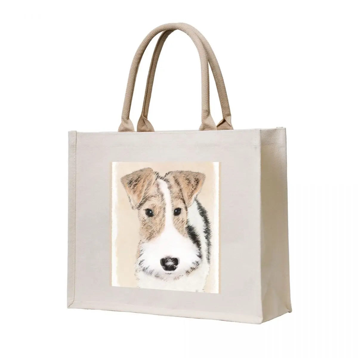 Wire Fox Terrier Tote Bag reusable grocery bags supermarket folding bag tote bag women
Wire Fox Terrier Tote Bag reusable grocery bags supermarket folding bag tote bag women