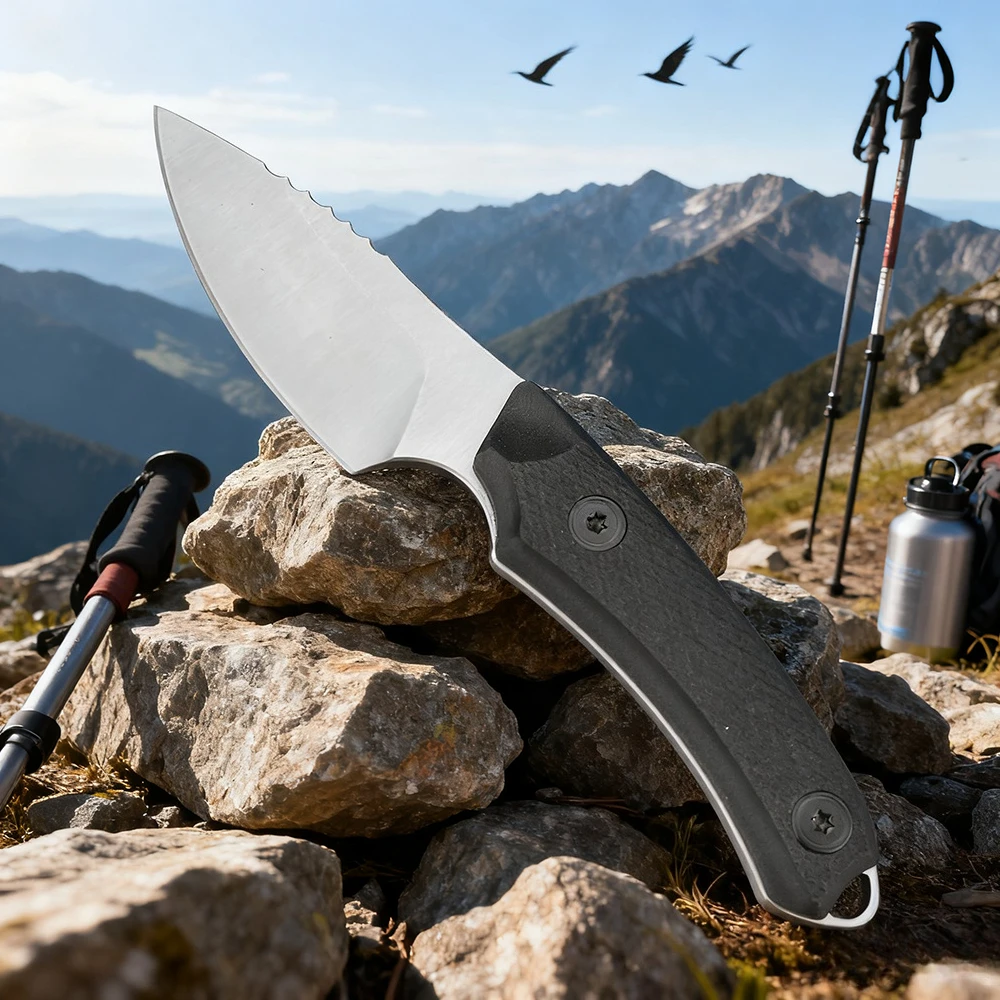 Portable High Hardness 5Cr13Mov Blade Straight Knife Wilderness Climbing Knife EDC Outdoor Camping Practical Knives Fruit Knife
Portable High Hardness 5Cr13Mov Blade Straight Knife Wilderness Climbing Knife EDC Outdoor Camping Practical Knives Fruit Knife