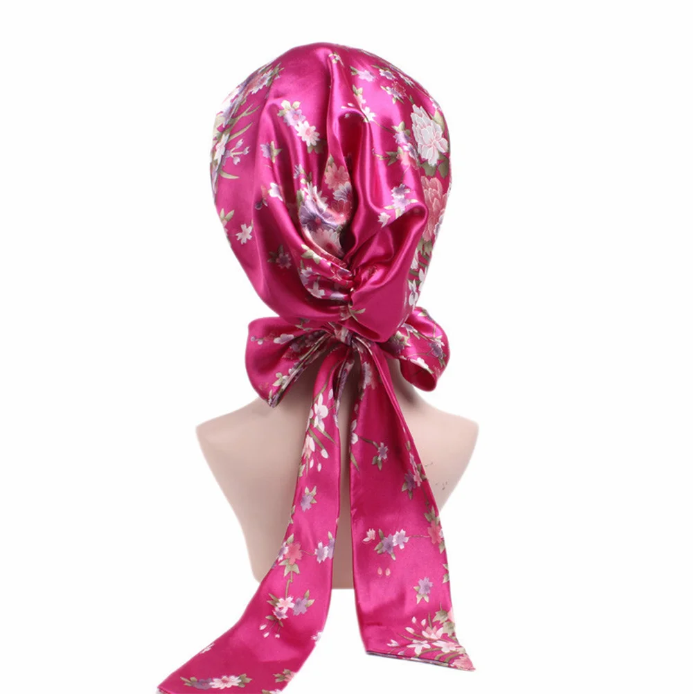 Women Satin Sleeping Cap Bowknot Elastic Night Turban Floral Prints Chemo Hair Loss Scarf Breathable Stretchy Head Wrap
Women Satin Sleeping Cap Bowknot Elastic Night Turban Floral Prints Chemo Hair Loss Scarf Breathable Stretchy Head Wrap