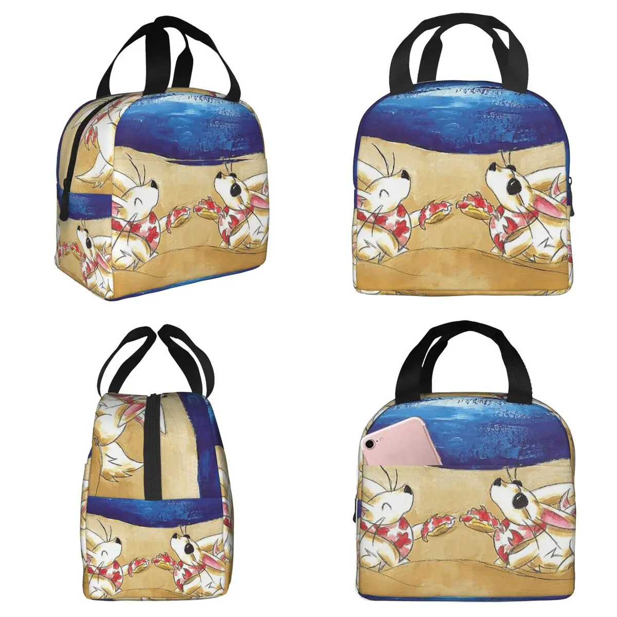Two Puppy Dog On The Beach Insulated Lunch Bag for Women Office Cooler Thermal Food Box Tote Leakproof Lunch Boxes Container
Two Puppy Dog On The Beach Insulated Lunch Bag for Women Office Cooler Thermal Food Box Tote Leakproof Lunch Boxes Container