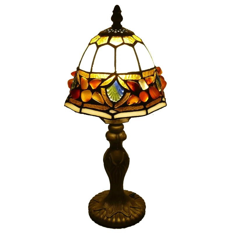 Baroque Tiffany Glass Lamp Smart Indoor Desk Lamp Iron Body Color Glass Lamp Shade Customized Bedroom Desk Use
Baroque Tiffany Glass Lamp Smart Indoor Desk Lamp Iron Body Color Glass Lamp Shade Customized Bedroom Desk Use