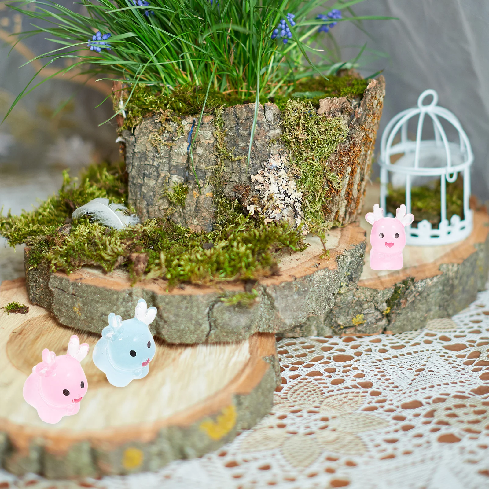 6Pcs Glow Dark Standing Deer Christmas Decorations Resin Fairy Garden Miniatures Xmas Tabletop Display Small Deer Statues 
6Pcs Glow Dark Standing Deer Christmas Decorations Resin Fairy Garden Miniatures Xmas Tabletop Display Small Deer Statues