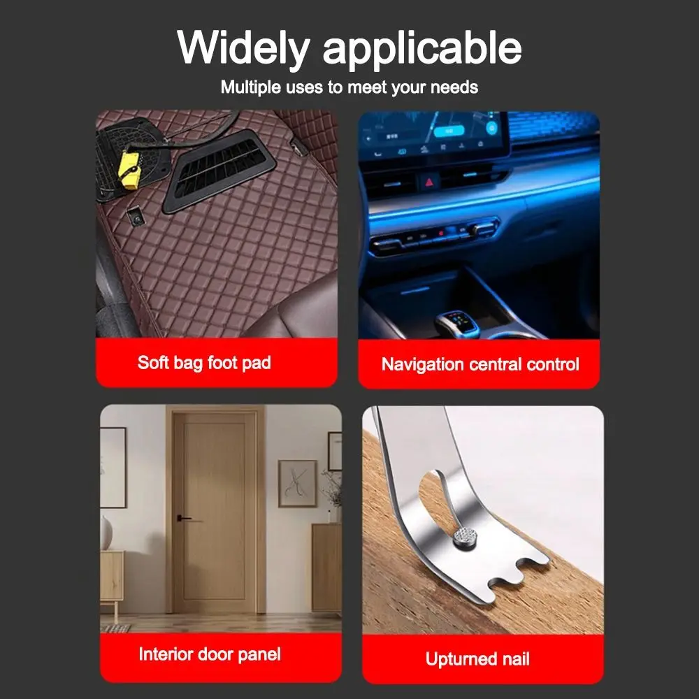 360° Car Disassembly Assembly Pry Tool Multi-functional Full-coverage Upholstery Fastener Remover Bend Resistant Soft Pack Tool
360° Car Disassembly Assembly Pry Tool Multi-functional Full-coverage Upholstery Fastener Remover Bend Resistant Soft Pack Tool