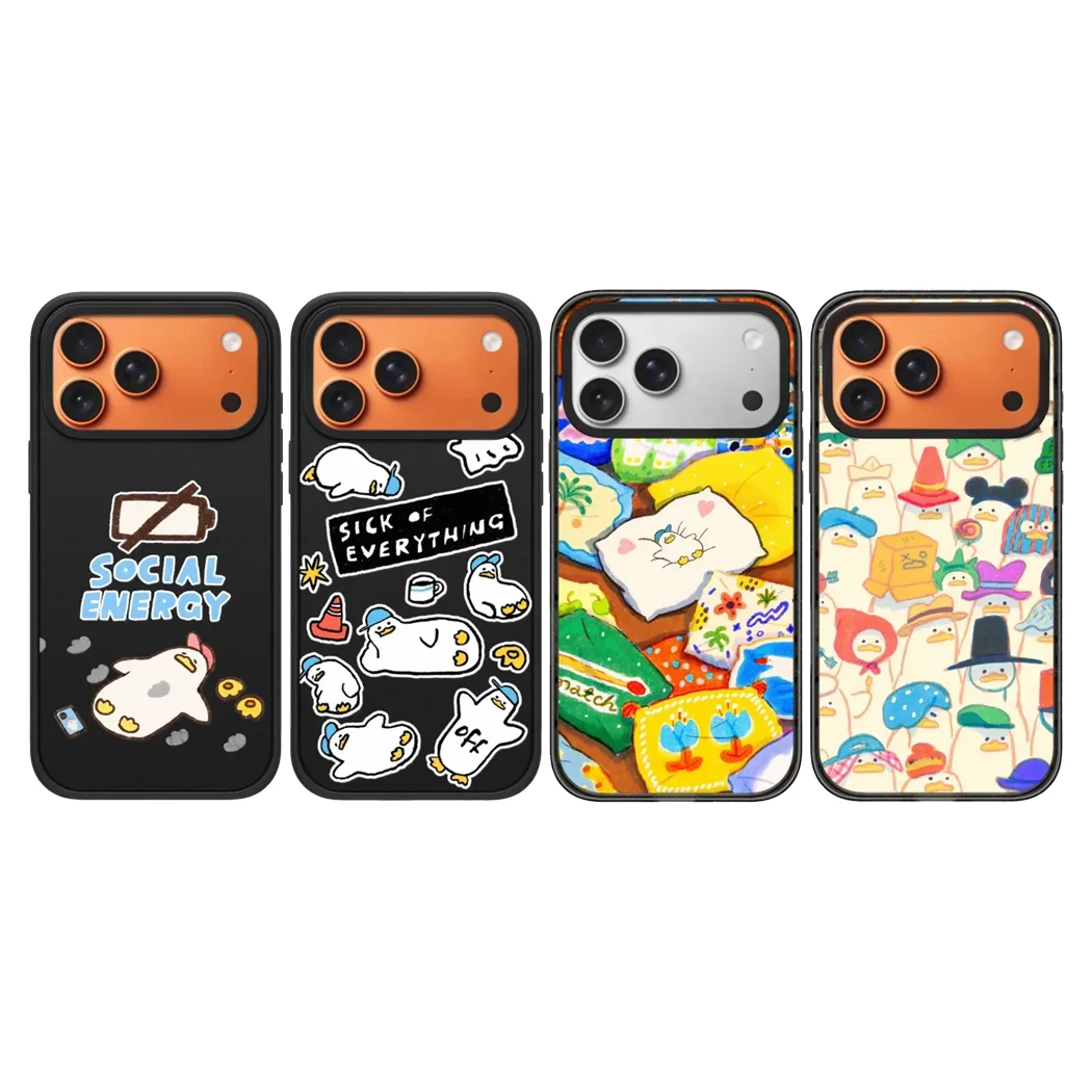 Duck Matte Texture Black Border Magnetic Phone Cover for IPhone 13 14 15 16 17 Pro Max Case for IPhone 17Pro
Duck Matte Texture Black Border Magnetic Phone Cover for IPhone 13 14 15 16 17 Pro Max Case for IPhone 17Pro