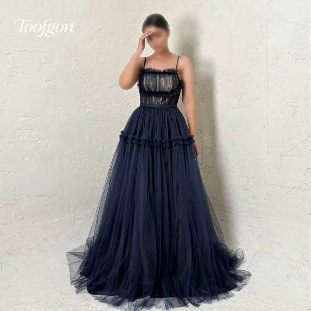 Toofgon Fairy Тюлевые вечерние платья на тонких бретельках Vestidos De Noche со рюшами и шнуровкой сзади вечернее платье по индивидуальному заказу
Toofgon Fairy Тюлевые вечерние платья на тонких бретельках Vestidos De Noche со рюшами и шнуровкой сзади вечернее платье по индивидуальному заказу
