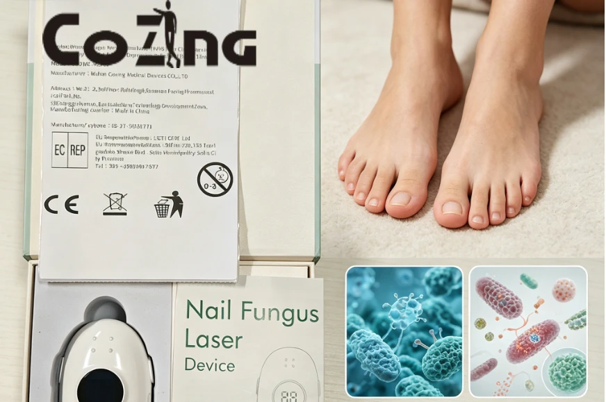 USB Charging LED Laser Nail Care Device | 940nm Infrared + 500nm Blue Light | Onychomycosis & Nail Fungus Treatment
USB Charging LED Laser Nail Care Device | 940nm Infrared + 500nm Blue Light | Onychomycosis & Nail Fungus Treatment