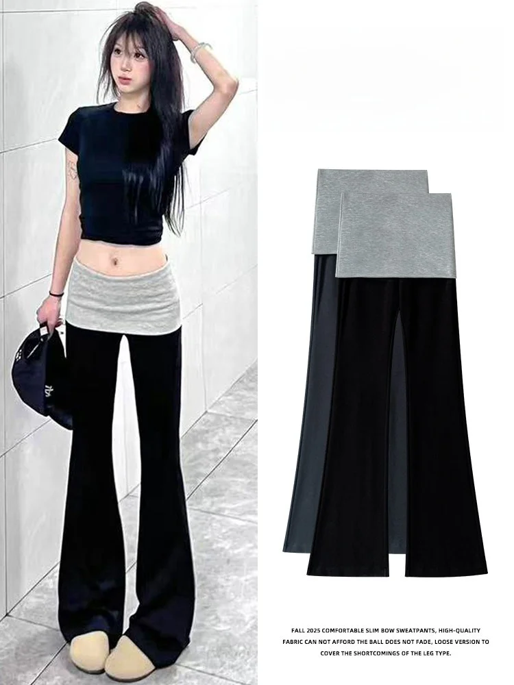 High Waist Bell Bottom Pants Women's Summer New Style Spicy Girl Casual Yoga Micro Flare Pure Desire Sport Sweatpants
High Waist Bell Bottom Pants Women's Summer New Style Spicy Girl Casual Yoga Micro Flare Pure Desire Sport Sweatpants