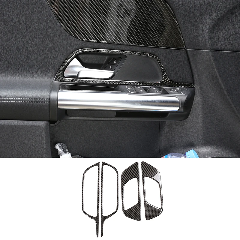 Car Interior Carbon Fiber Door Handle Frame Decoration Cover Trim Accessories For Mercedes Benz B GLB Class W247 X247 2019-2020
Car Interior Carbon Fiber Door Handle Frame Decoration Cover Trim Accessories For Mercedes Benz B GLB Class W247 X247 2019-2020