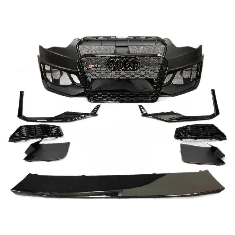 Подходит для модификации Audi A5 12-16 до 17 RS5, большая объемная передняя планка, средняя сетка, обновление старой и новой
Подходит для модификации Audi A5 12-16 до 17 RS5, большая объемная передняя планка, средняя сетка, обновление старой и новой