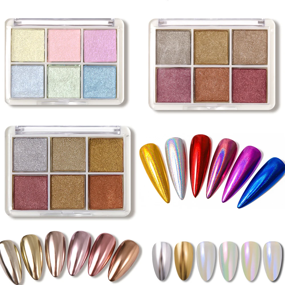 6 Colors Laser Aurora Solid Mirror Nail Glitter Powder Gold Silver Nails UV Gel Polish Pigment Dust Nail Accessories Decoration
6 Colors Laser Aurora Solid Mirror Nail Glitter Powder Gold Silver Nails UV Gel Polish Pigment Dust Nail Accessories Decoration