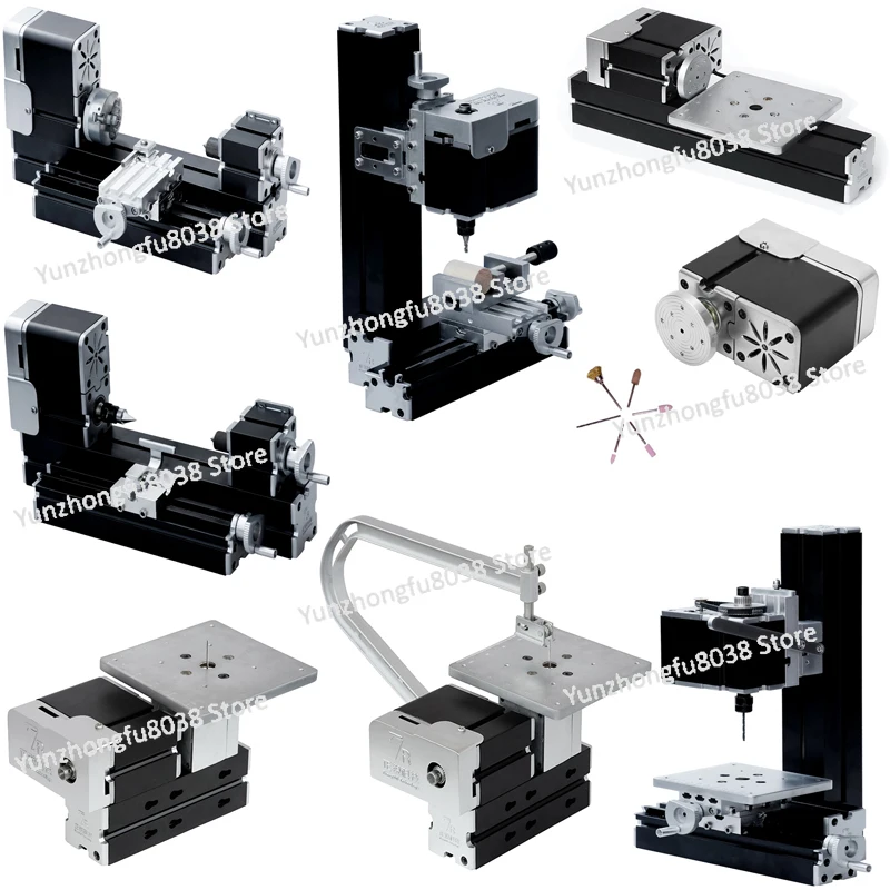 High Power 60W 8 in 1 Multipurpose Combination Miniature Machine Tool Assembled 8 Kinds of Different Woodworking Metal Lathes
High Power 60W 8 in 1 Multipurpose Combination Miniature Machine Tool Assembled 8 Kinds of Different Woodworking Metal Lathes